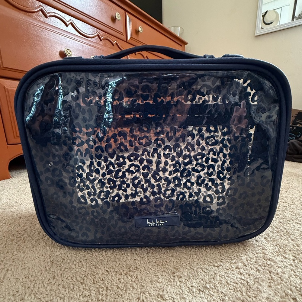 Nicole Miller Leopard Print Travel Bag